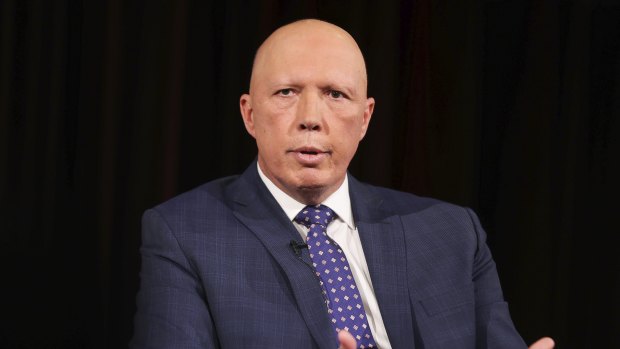 Defence Minister Peter Dutton.