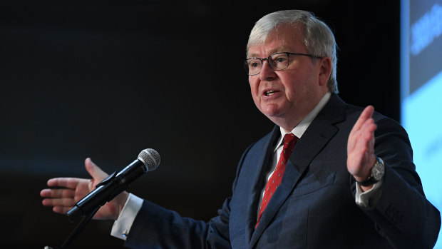 Former prime minister Kevin Rudd.