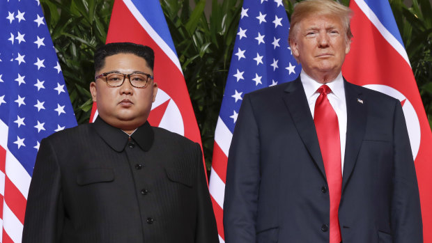 One body language expert said Trump was in control from start to finish and described Kim as “nervous".
