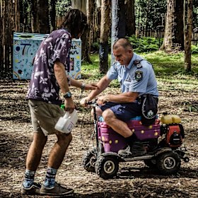 Rabbits Eat Lettuce said police were positive and complimentary at previous events.