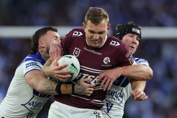 Manly fullback Tom Trbojevic.