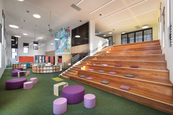 Most new and upgraded public schools have some form of flexible learning space.