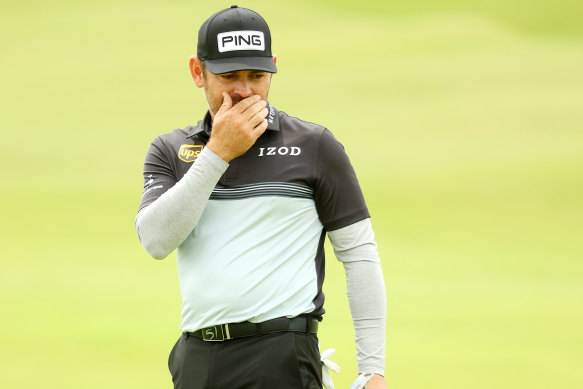 Louis Oosthuizen won the British Open in 2010 and holds a one-shot lead after one round this year.