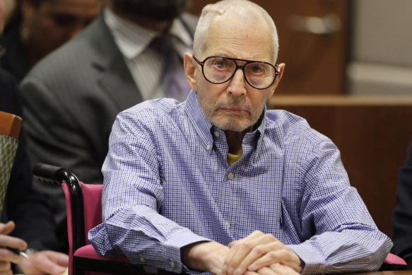 Millionaire real estate heir Robert Durst during a 2016 court appearance.