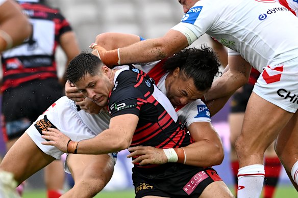 Ben Talty in action for the North Sydney Bears.