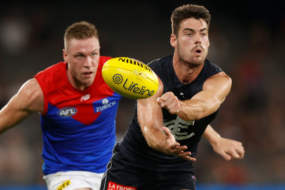 George Hewett has won early admirers at his second AFL club.