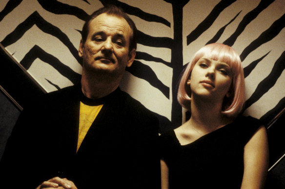 Bill Murray and Scarlett Johansson in Lost in Translation. 