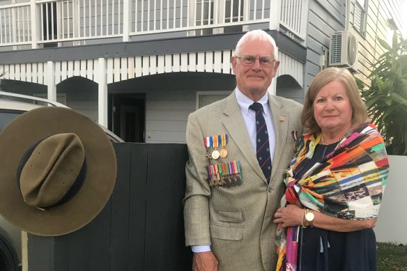 John Boland (pictured with wife Marg) has beaten back prostate cancer, but knows others can’t afford to.