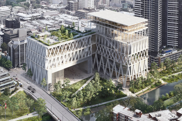 The new Powerhouse Museum earmarked for the Parramatta River.