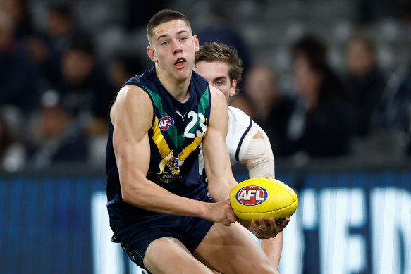 Connor O’Sullivan is one of the key tall prospects for this year’s AFL national draft.