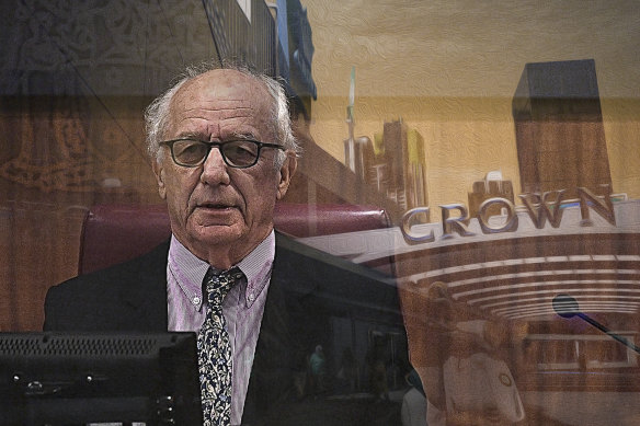 Former Federal Court judge Ray Finkelstein led the Victorian commission into Crown Melbourne.