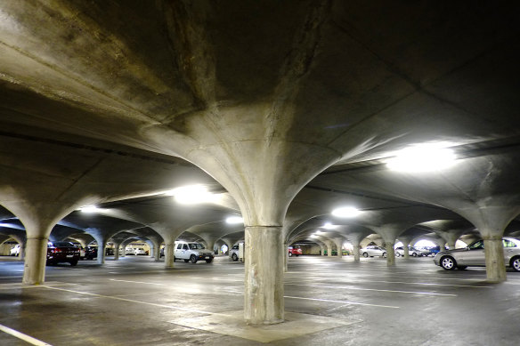 The South Lawn car park at the University of Melbourne.