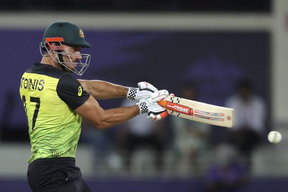 Marcus Stoinis returns to the Australian side for Sunday’s T20 match against England in Perth.