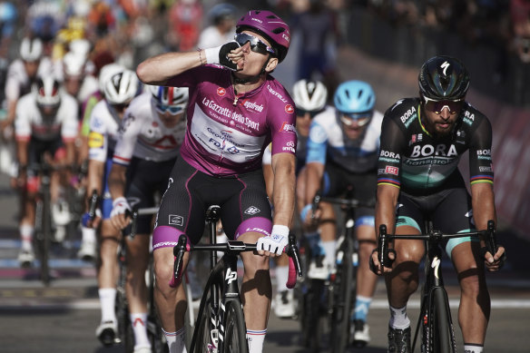 Frrenchman Arnaud Demare has starred in the sprint stages in the first week of the Giro.