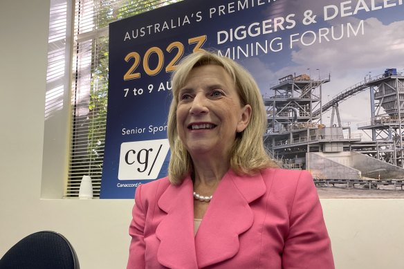 Lynas Rare Earths chief executive Amanda Lacaze says buyout interest has come from North America and Asia.