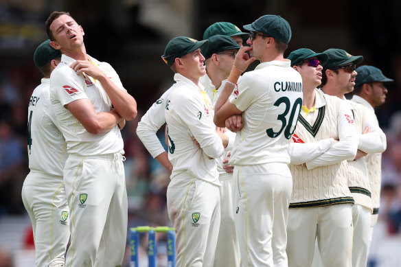 Josh Hazlewood rues a review going England’s way.