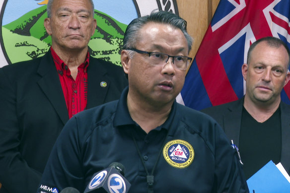 Resigned: Maui Emergency Management Agency Administrator Herman Andaya.