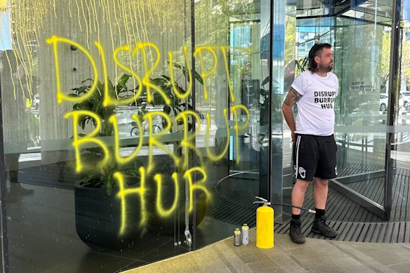 Woodside HQ graffitied over Burrup Hub plans
