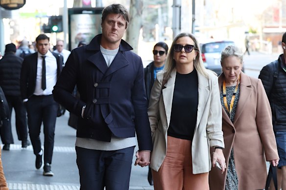 Michael and Jayde Davey told the court about the loss of their son.