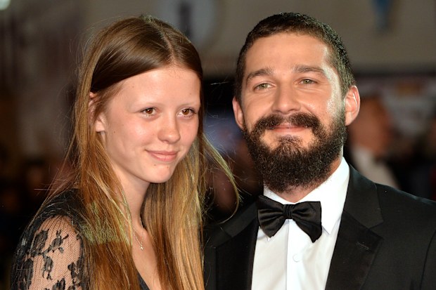 Mia Goth and Shia LeBeouf