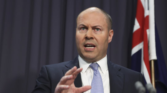 Treasurer Josh Frydenberg 