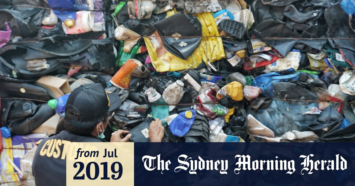 Visy Recycling Behind Toxic Plastic Waste Container In Indonesia