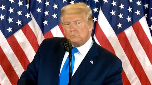 Trump says he is confident of winning many of the swing states.