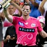Steve Smith salutes during this summer’s BBL.