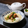 Central Javanese duck white curry with egg, jackfruit and lemongrass.