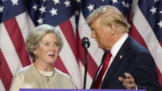 Susie Wiles with Donald Trump.