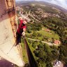 French daredevil Remi Lucidi in Gabrovo, Bulgaria.