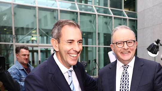 Prime Minister Anthony Albanese and Treasurer Jim Chalmers.