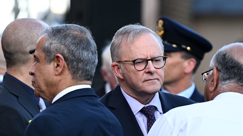 ‘We stand with Jewish Australians’: Albanese speaks in church as political recriminations mount