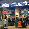 Jeanswest at Westfield in Sydney’s Miranda, one of the country’s top 10 shopping centres.