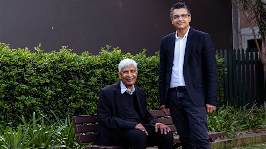 M.K. and Anand Deva: “If something is worrying me about a case, I do ask Anand for advice: he gives me the modern view.”