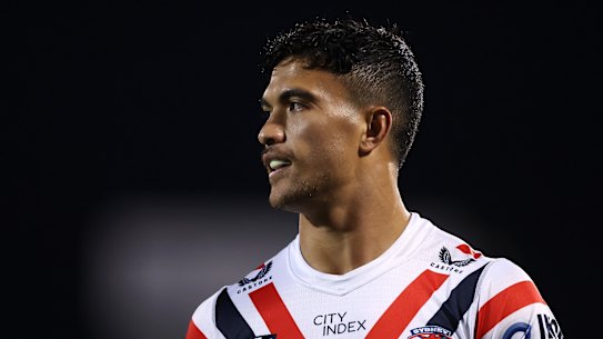 Rugby union-bound Roosters star Joseph Suaali’i is recovering from a concussion.