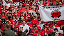 Teachers in Victoria have already walked off the job once this year.
