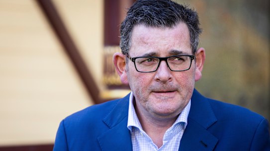 Victorian Premier Daniel Andrews speaks to the media at Parliament House about the joint IBAC, Victorian Ombudsman report into branch stacking.