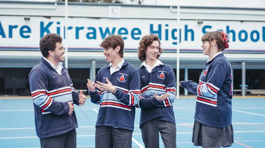 Kirrawee High School students.