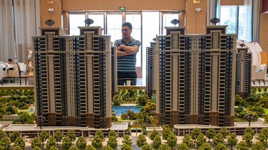 Families once lured by Evergrande’s slick sales offices and impressive marketing are staying away.