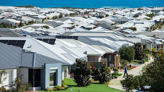 Most property sales in Perth are making a buck.