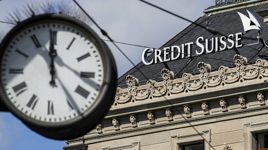 Shares in the Swiss lender have triggered renewed selling in global equities.