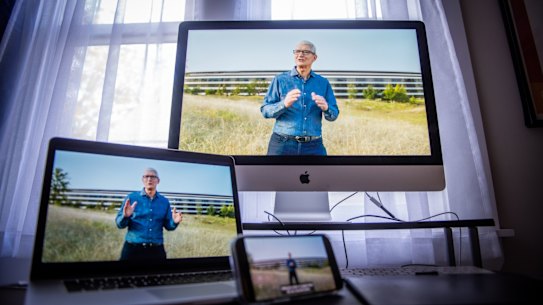 Post-pandemic blues: Apple has seen its Mac sales plunge.