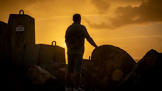 Sam said the abuse left him unable to tell his children he loved them.