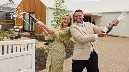 Britt and Taz are winners of The Block 2025.