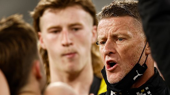 Richmond coach Damien Hardwick.
