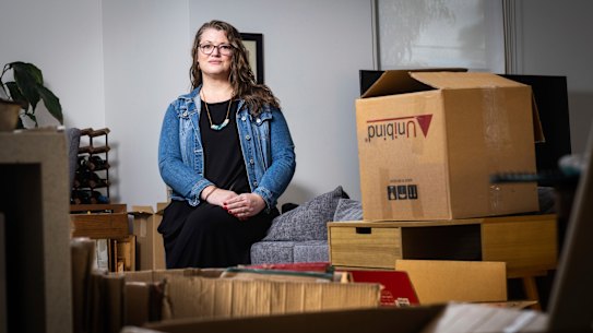 Sharon Westin moved into her rental in Ashwood a month ago after looking at 30 different properties before finding one.