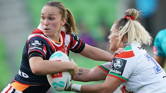 "The quality of opposition was amazing": Kirra Dibb in action against the Warriors.