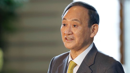 Japanese Prime Minister Yoshihide Suga.
