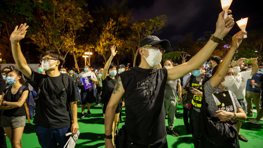 Pro-democracy protests in Hong Kong have continued for more than a year and represent a severe challenge to the Chinese Communist Party. 